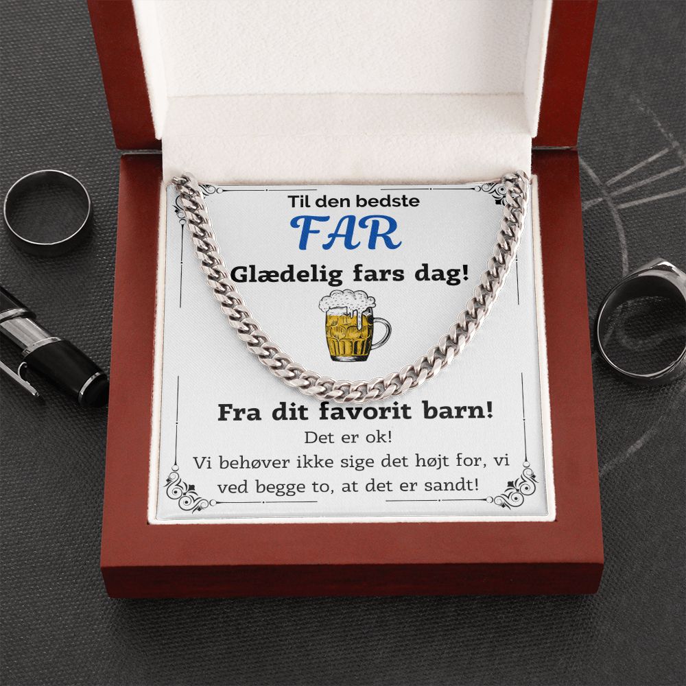 Overrask din far med en stilfuld halskæde som Fars dags gave
